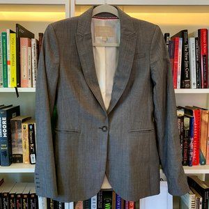 Banana Republic Women's Blazer in gray, size 6